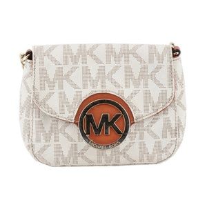 Michael Kors Stamp Fulton Crossbody Cream